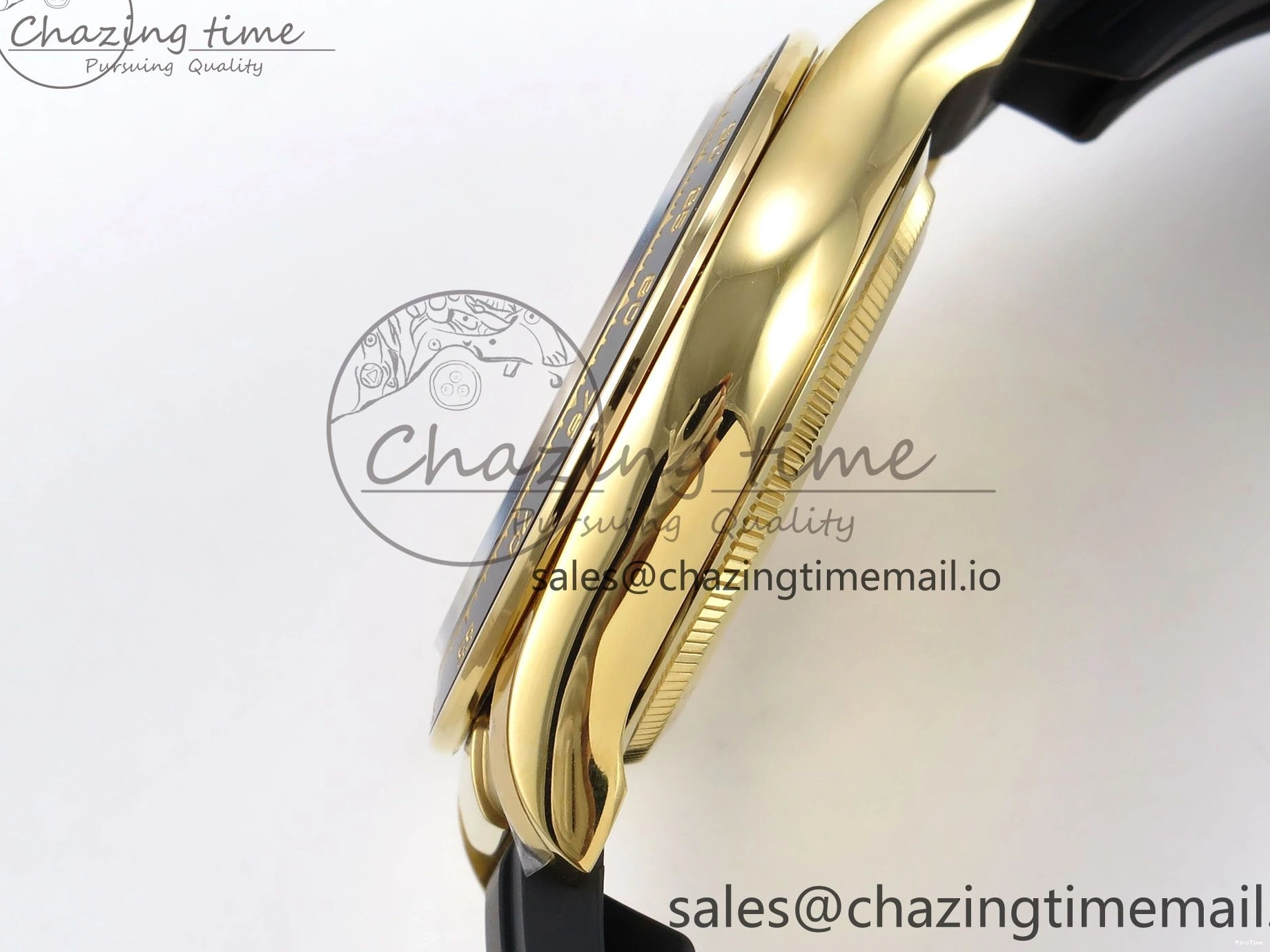 MiroTime 0414 Bold Daytona 126518 QF 1:1 Best Edition Black YG Dial on Oysterflex Strap SH4131 V6（Gain Weight） 1198